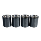 BMW F90/F92 M5/M8 CARBON FIBRE EXHAUST TIPS - CHROME x4