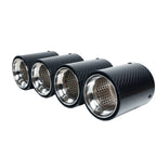 BMW F90/F92 M5/M8 CARBON FIBRE EXHAUST TIPS - CHROME x4