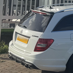 AMG Style Gloss Black Boot Spoiler for Mercedes Benz W204 C Class & C63 Estate 07-14
