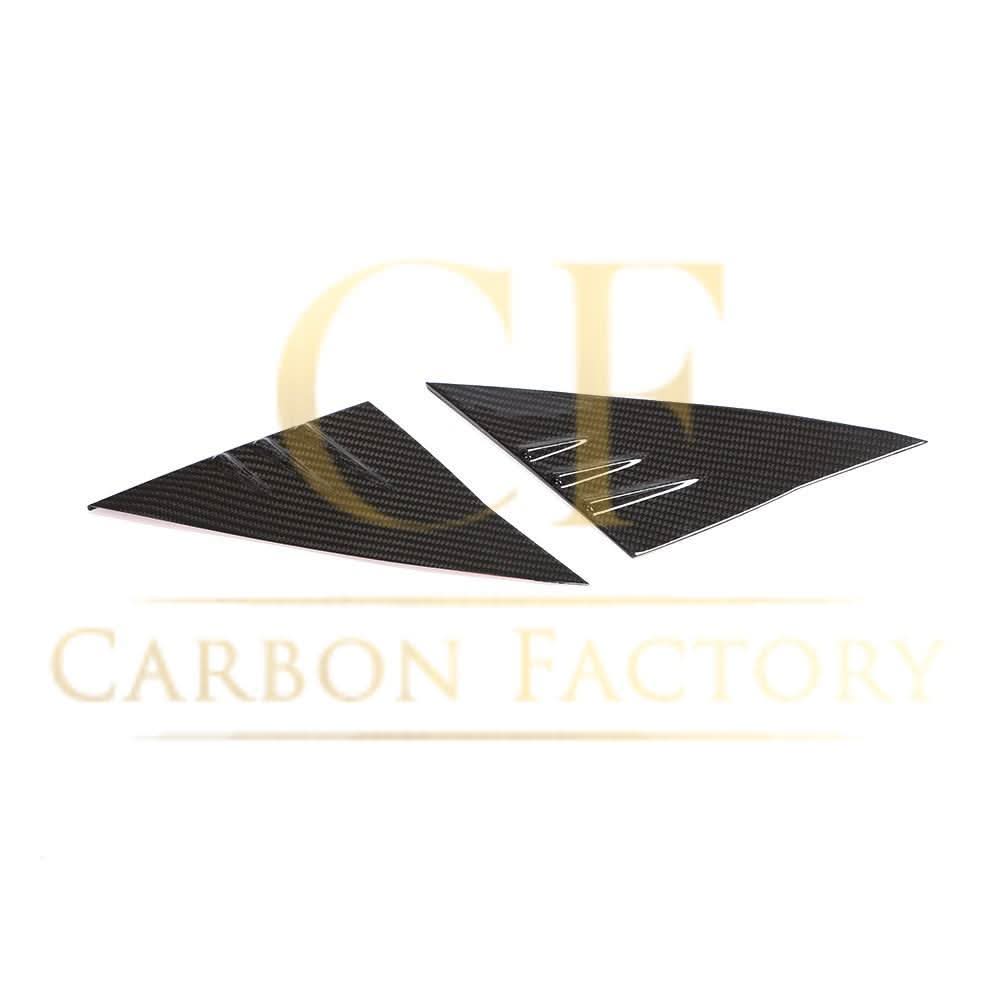 Carbon Fibre A Pillar Window Covers for Tesla Model 3 16-20