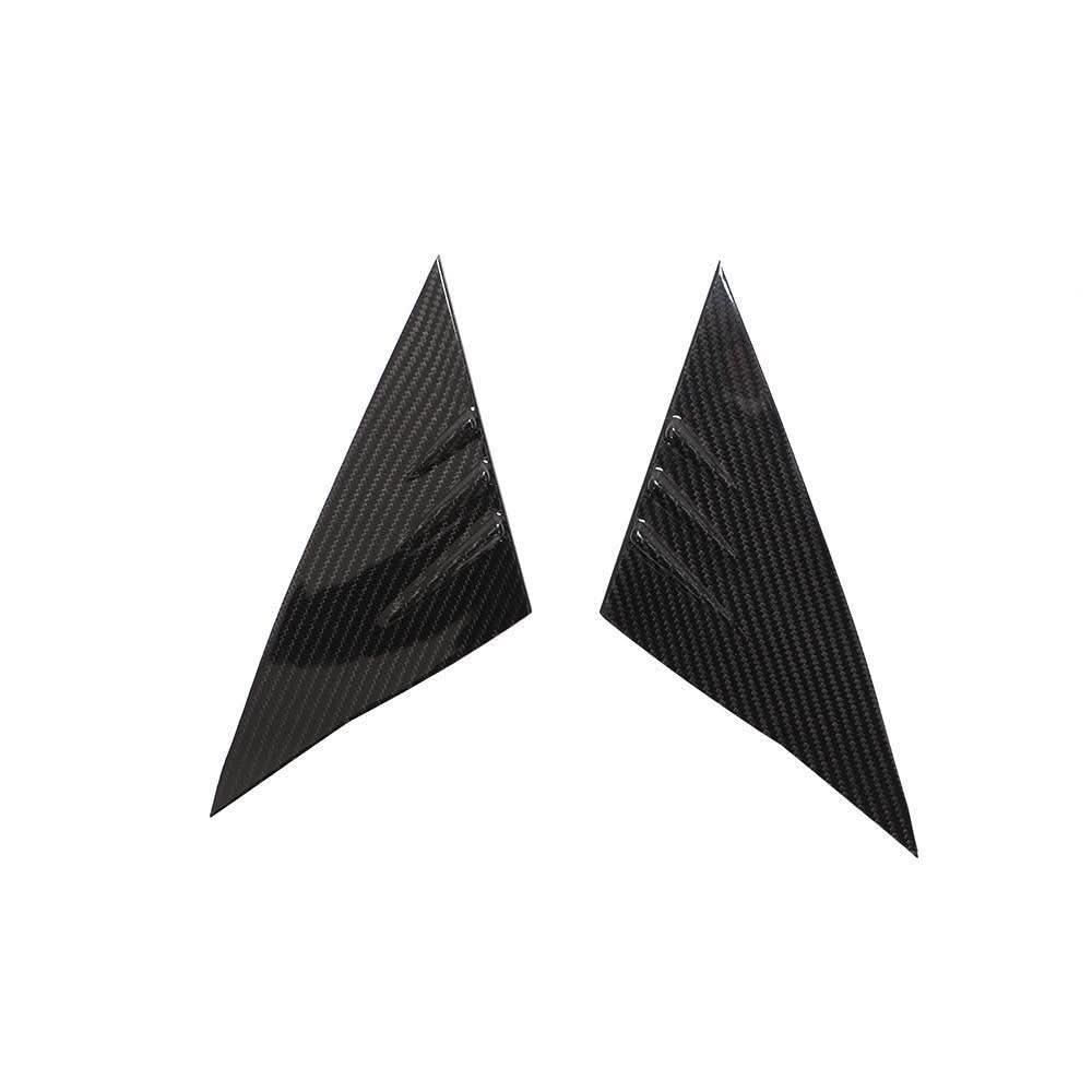 Carbon Fibre A Pillar Window Covers for Tesla Model 3 16-20