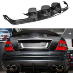 Carbon Fibre Big Fin Rear Diffuser for Mercedes Benz W204 C63 & C Class Pre-Facelift 07-10