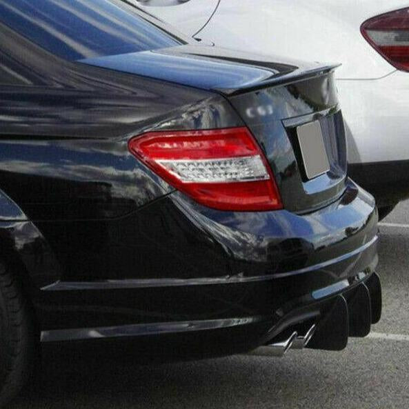 Carbon Fibre Big Fin Rear Diffuser for Mercedes Benz W204 C63 & C Class Pre-Facelift 07-10