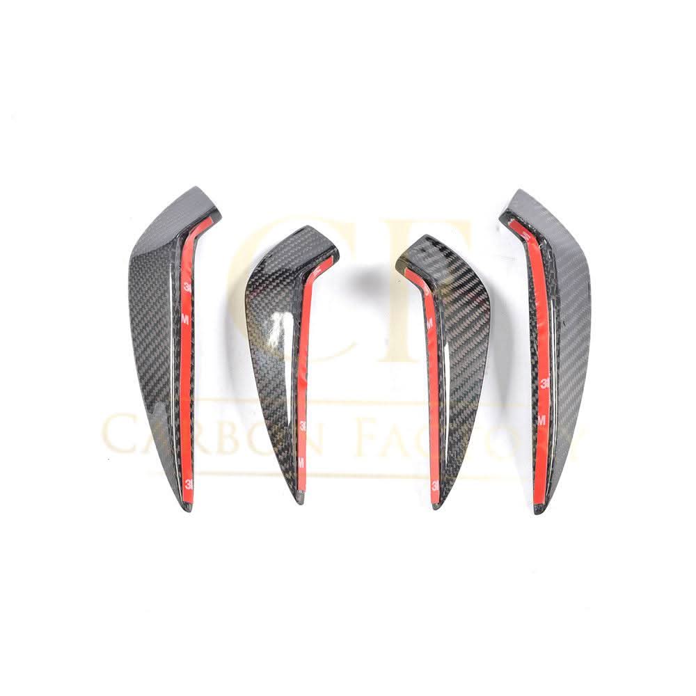 Carbon Fibre Canards (4 Pieces) for Mercedes Benz W117 CLA Saloon 16-19