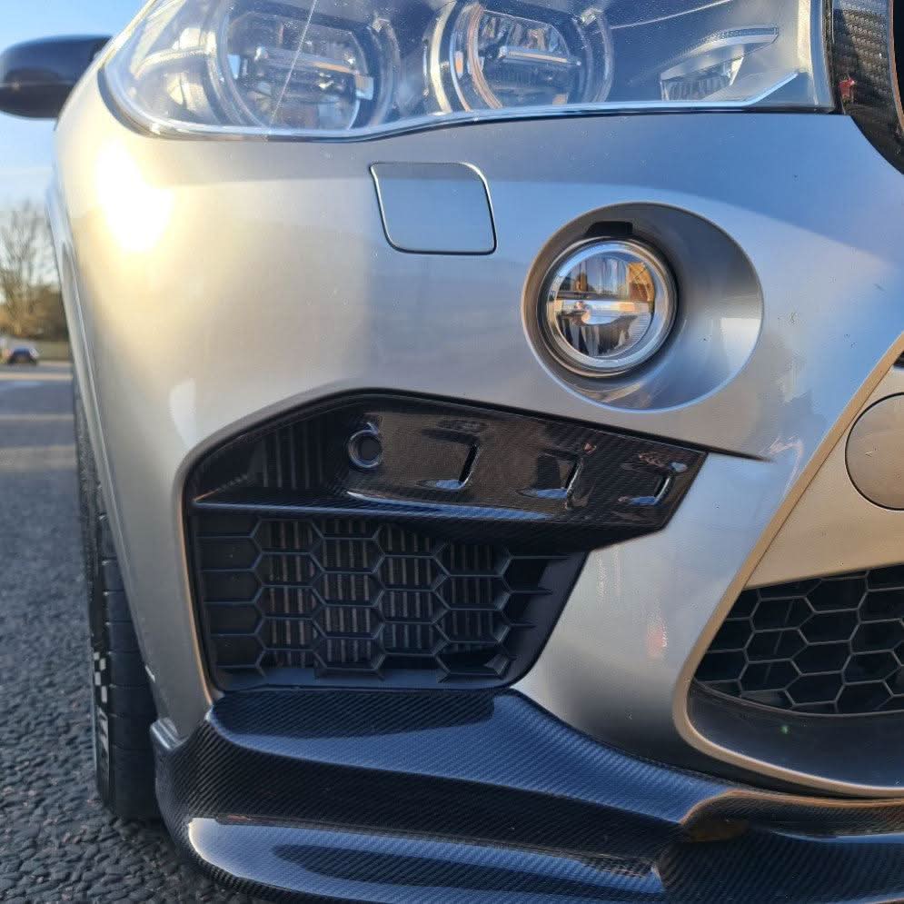 Carbon Fibre Fog Light Covers for BMW F85 X5M F86 X6M 16-18
