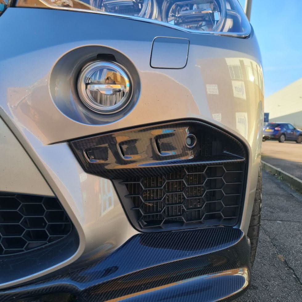 Carbon Fibre Fog Light Covers for BMW F85 X5M F86 X6M 16-18