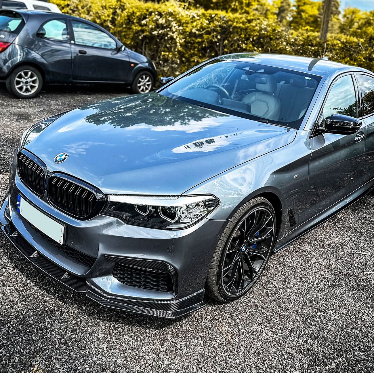 Carbon Fibre Fog Light Trims for BMW G30 G31 5 Series Pre-LCI M Sport 17-20