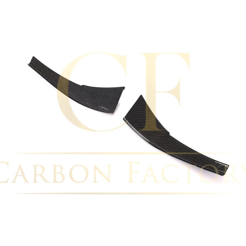 Carbon Fibre Front Bumper Canards 2 Pcs for BMW E90 E92 E93 M3 07-13