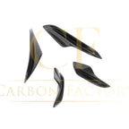 Carbon Fibre Front Bumper Canards 4 Pcs for BMW E90 E92 E93 M3 07-13