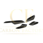 Carbon Fibre Front Bumper Canards 4 Pcs for BMW E90 E92 E93 M3 07-13