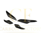 Carbon Fibre Front Bumper Canards 4 Pcs for BMW E90 E92 E93 M3 07-13
