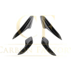 Carbon Fibre Front Bumper Canards 4 Pcs for BMW E90 E92 E93 M3 07-13