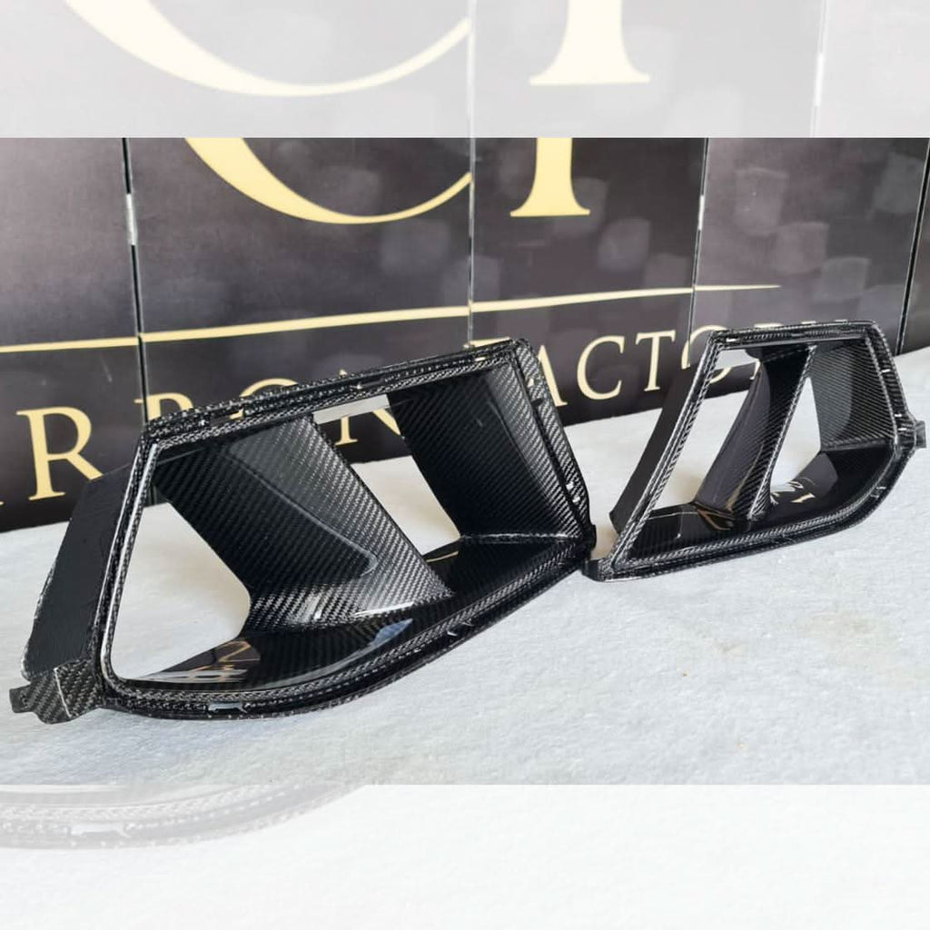 Carbon Fibre Front Bumper Inserts for BMW G80 M3 G82 G83 M4 21-Present