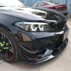 Carbon Fibre Front Bumper Trims for BMW F87 M2 16-21