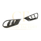 Carbon Fibre Front Bumper Trims for Mercedes Benz W212 E Class 14-17
