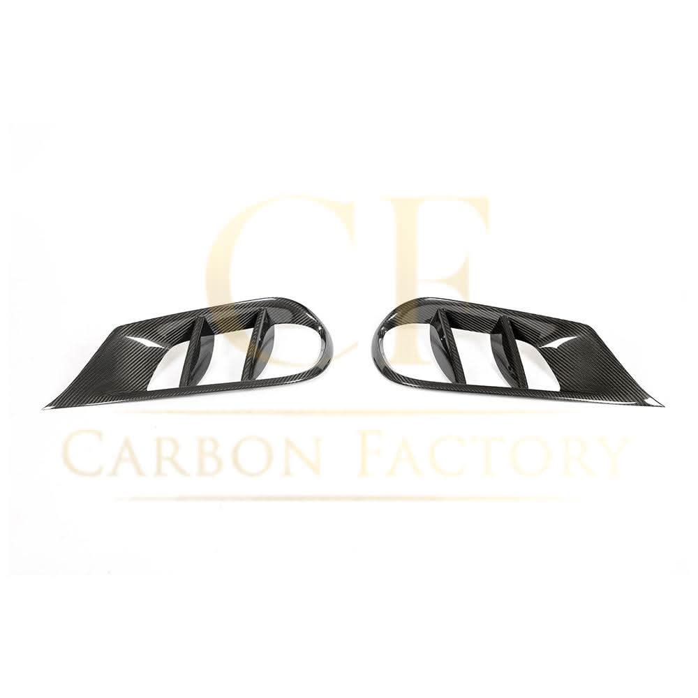 Carbon Fibre Front Bumper Trims for Mercedes Benz W212 E Class 14-17
