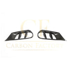 Carbon Fibre Front Bumper Trims for Mercedes Benz W212 E Class 14-17