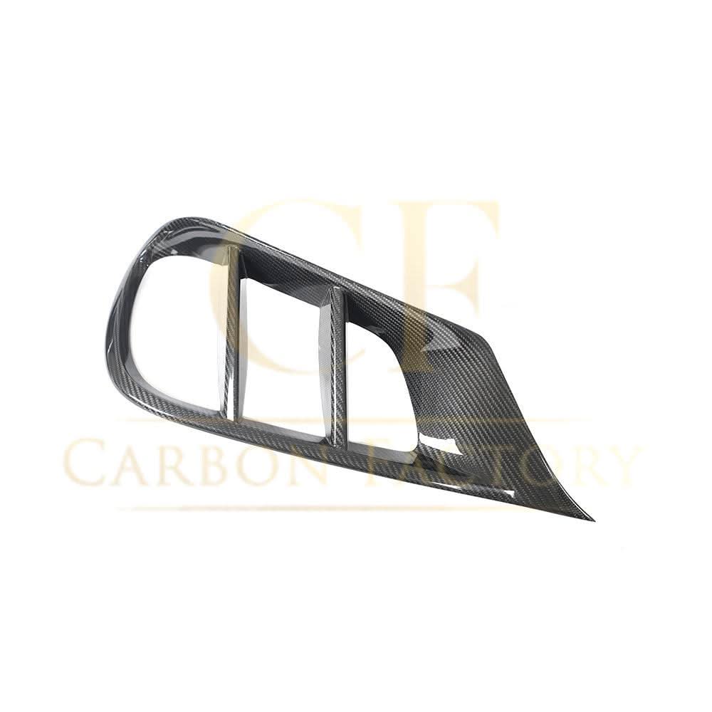 Carbon Fibre Front Bumper Trims for Mercedes Benz W212 E Class 14-17