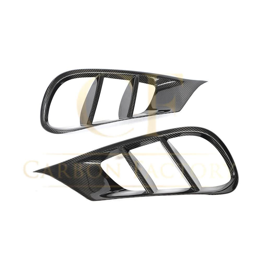 Carbon Fibre Front Bumper Trims for Mercedes Benz W212 E Class 14-17