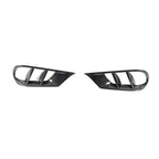 Carbon Fibre Front Bumper Trims for Mercedes Benz W212 E Class 14-17