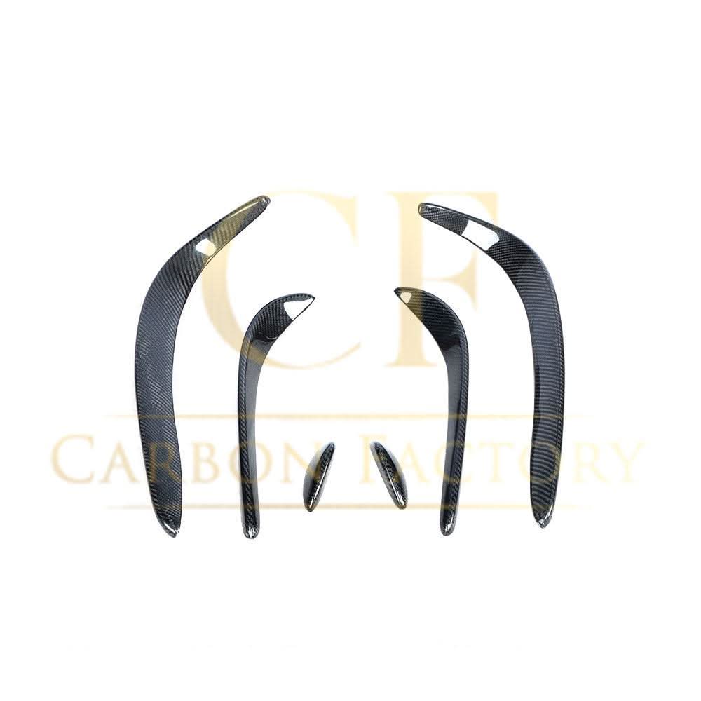 Carbon Fibre Front Canards Sets for Mercedes W205 C Class AMG 15-18