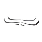 Carbon Fibre Front Canards for Mercedes C218 CLS 14-16