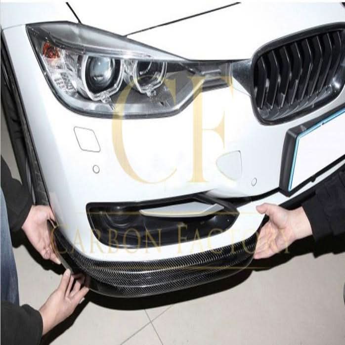 Carbon Fibre Front Extensions for BMW F30 3 Series Non M Sport 12-19
