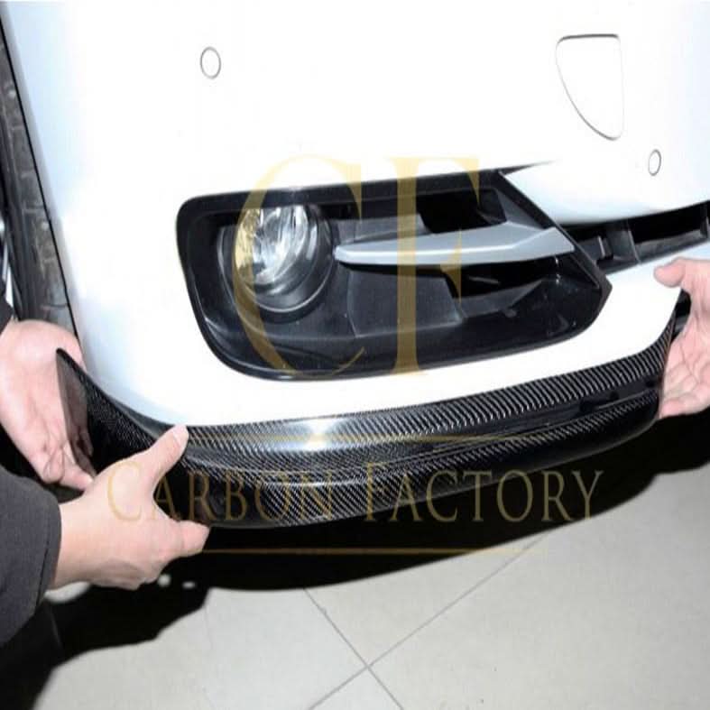 Carbon Fibre Front Extensions for BMW F30 3 Series Non M Sport 12-19