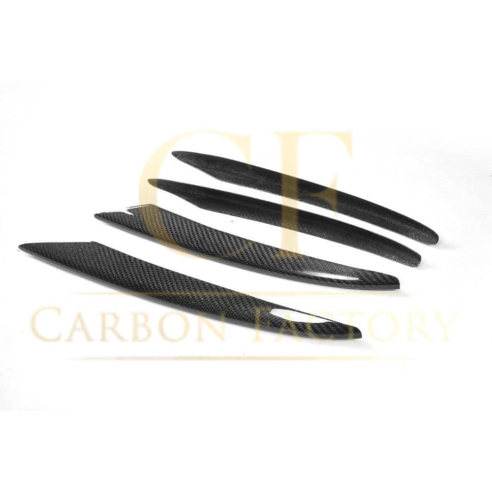 Carbon Fibre Front Side Grille Trims for Mercedes W213 E Class Saloon 16-20