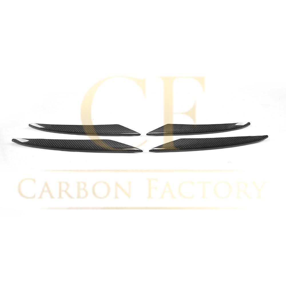 Carbon Fibre Front Side Grille Trims for Mercedes W213 E Class Saloon 16-20