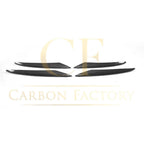 Carbon Fibre Front Side Grille Trims for Mercedes W213 E Class Saloon 16-20