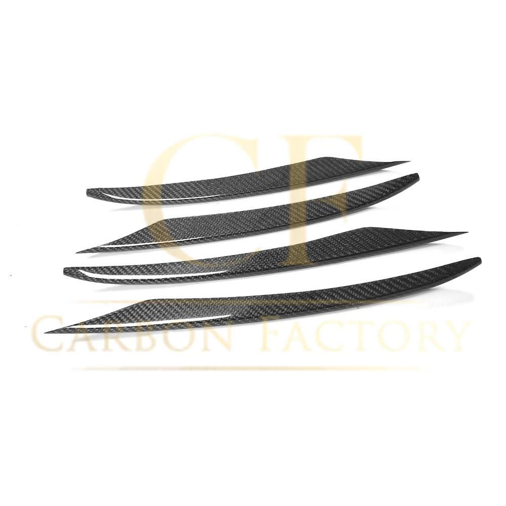 Carbon Fibre Front Side Grille Trims for Mercedes W213 E Class Saloon 16-20