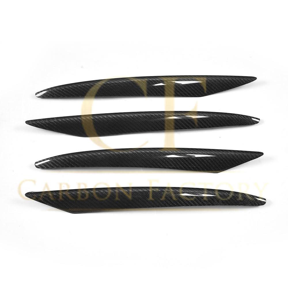 Carbon Fibre Front Side Grille Trims for Mercedes W213 E Class Saloon 16-20