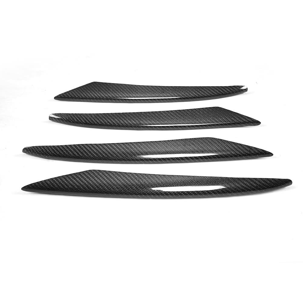 Carbon Fibre Front Side Grille Trims for Mercedes W213 E Class Saloon 16-20