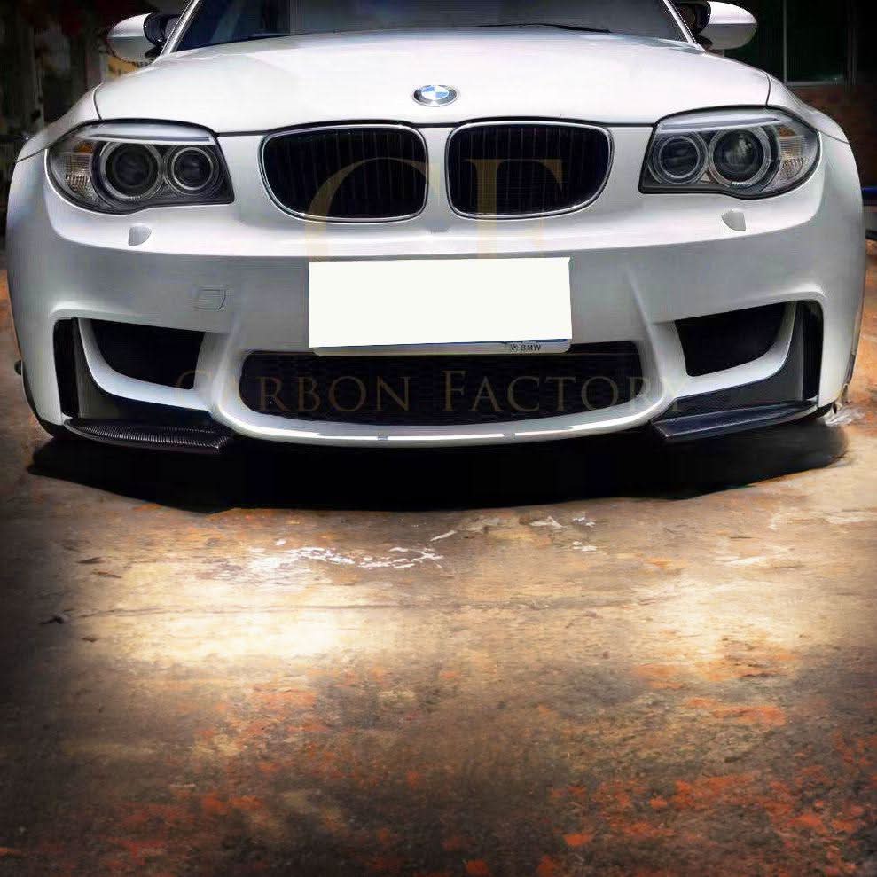 Carbon Fibre Front Splitter Cover for BMW E82 Coupe 1M 07-13