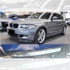 Carbon Fibre Front Splitter Covers for BMW E87 1 Series M Sport 04-13