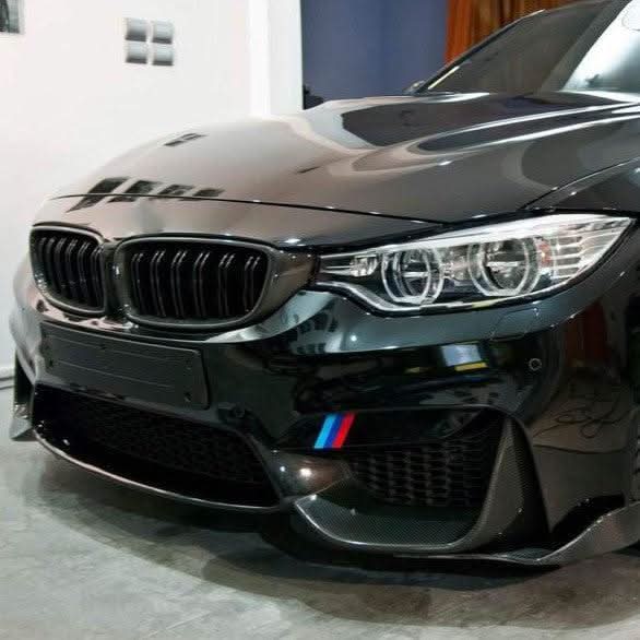 Carbon Fibre Front Splitter Extensions for BMW F80 M3 F82 F83 M4 14-20