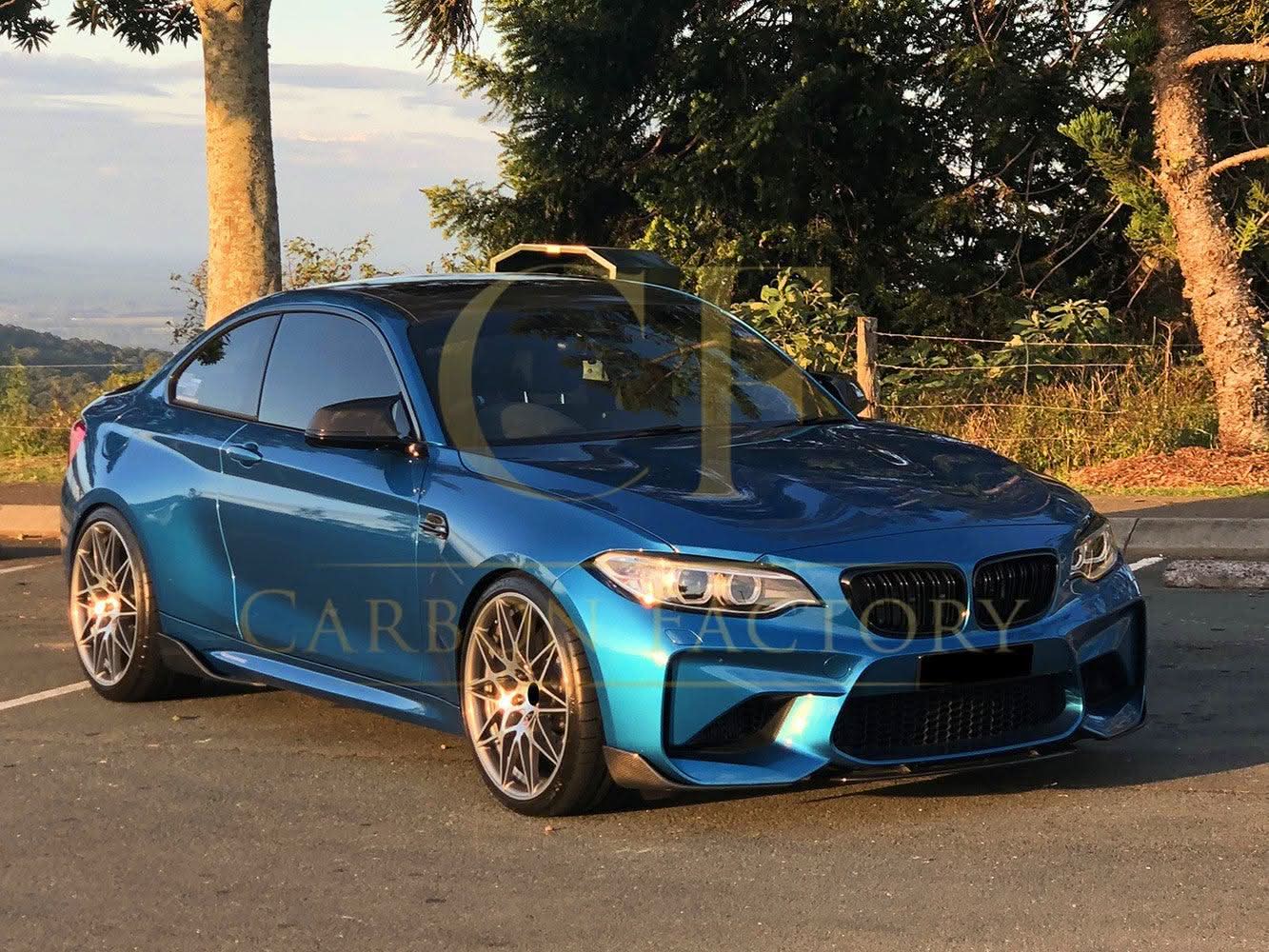 Carbon Fibre Headlight Trims for BMW F22 2 Series F87 M2 16-21