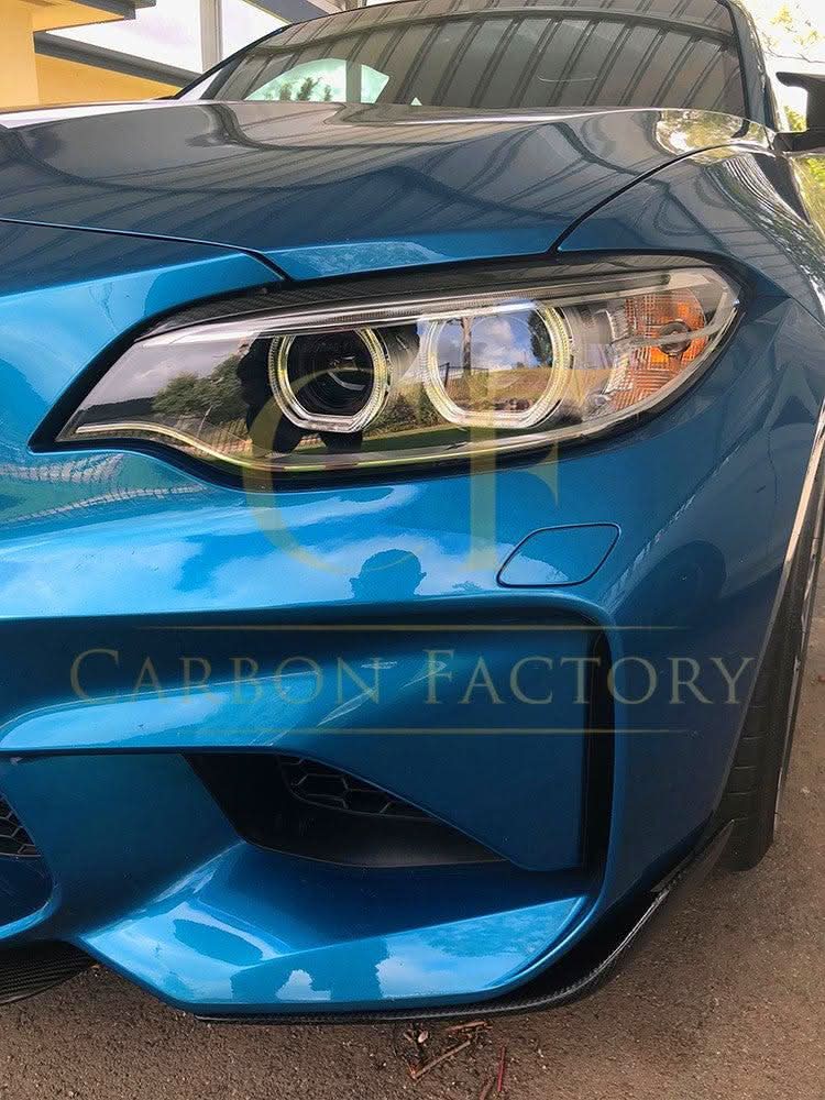 Carbon Fibre Headlight Trims for BMW F22 2 Series F87 M2 16-21