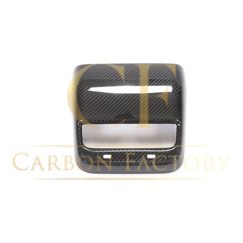 Carbon Fibre Rear Air Conditioning Trim Covers for Tesla Model 3 16-20