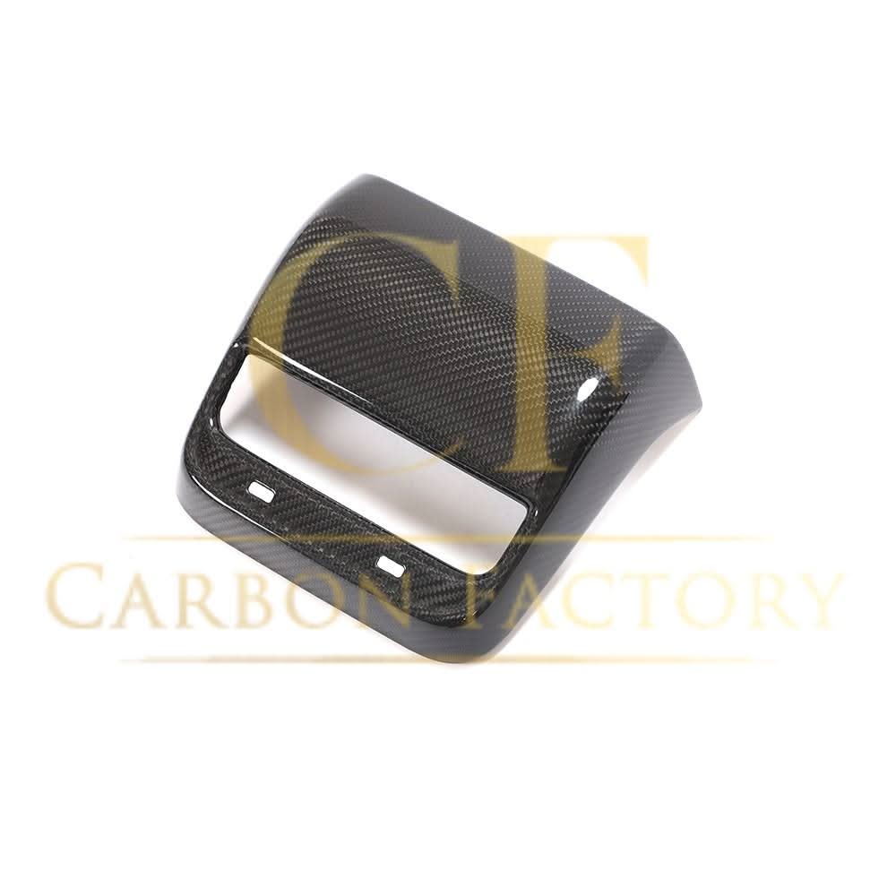 Carbon Fibre Rear Air Conditioning Trim Covers for Tesla Model 3 16-20