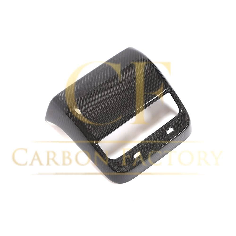 Carbon Fibre Rear Air Conditioning Trim Covers for Tesla Model 3 16-20