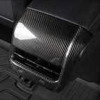 Carbon Fibre Rear Air Conditioning Trim Covers for Tesla Model 3 16-20