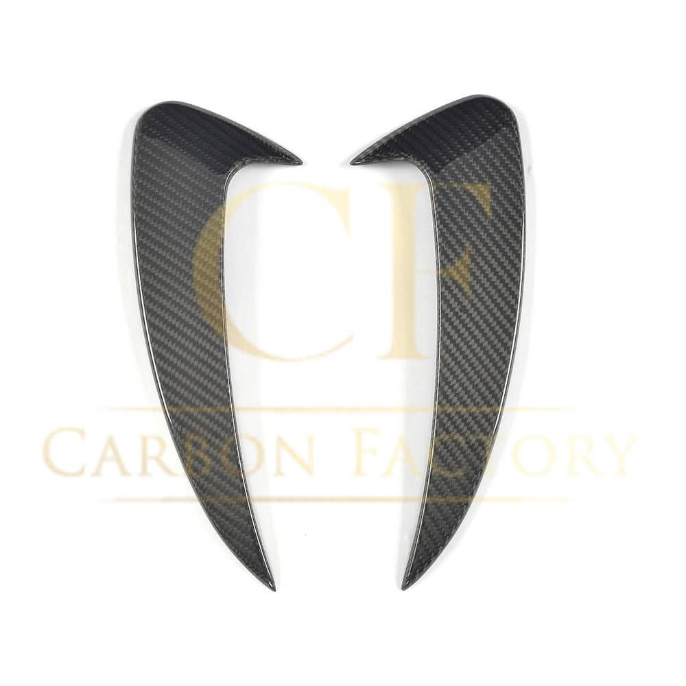 Carbon Fibre Rear Bumper Trims for Mercedes C238 E Class Coupe 16-23