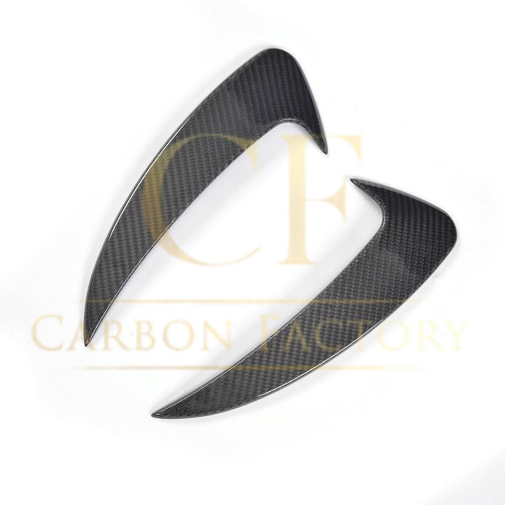 Carbon Fibre Rear Bumper Trims for Mercedes C238 E Class Coupe 16-23
