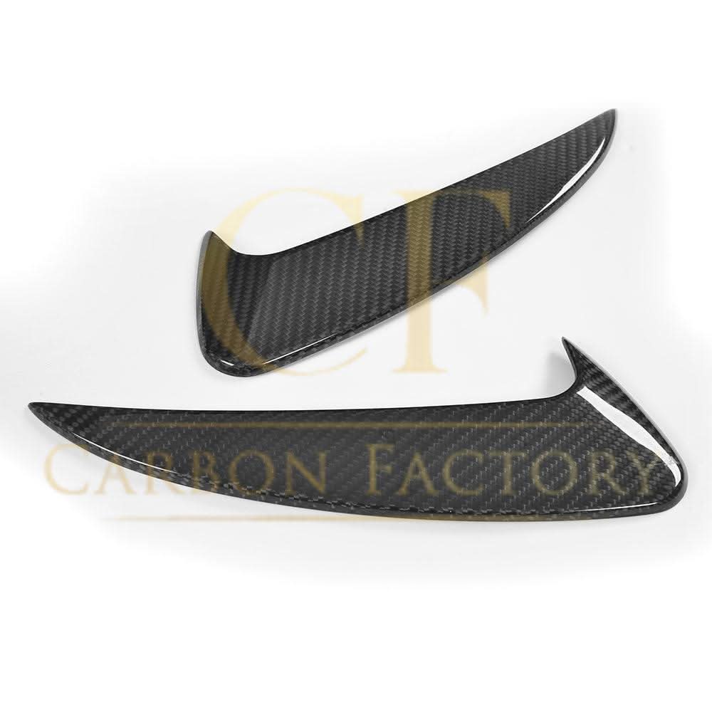 Carbon Fibre Rear Bumper Trims for Mercedes C238 E Class Coupe 16-23