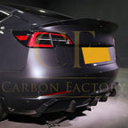 Carbon Fibre Rear Canards for Tesla Model 3 16-23