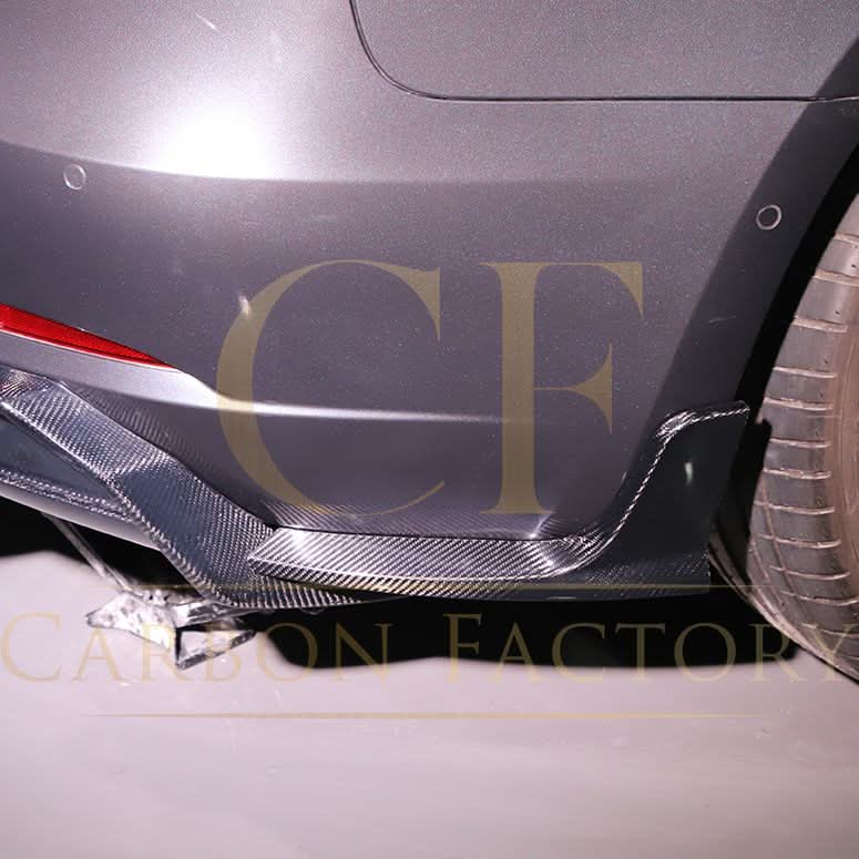 Carbon Fibre Rear Canards for Tesla Model 3 16-23
