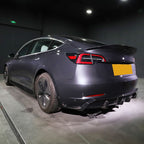 Carbon Fibre Rear Canards for Tesla Model 3 16-23