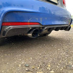 Carbon Fibre Rear Diffuser Dual Exhaust for BMW F30 F31 3 Series 12-19